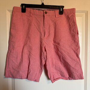 Banana Republic Men’s Chino Shorts – Red Chambray – Size 34